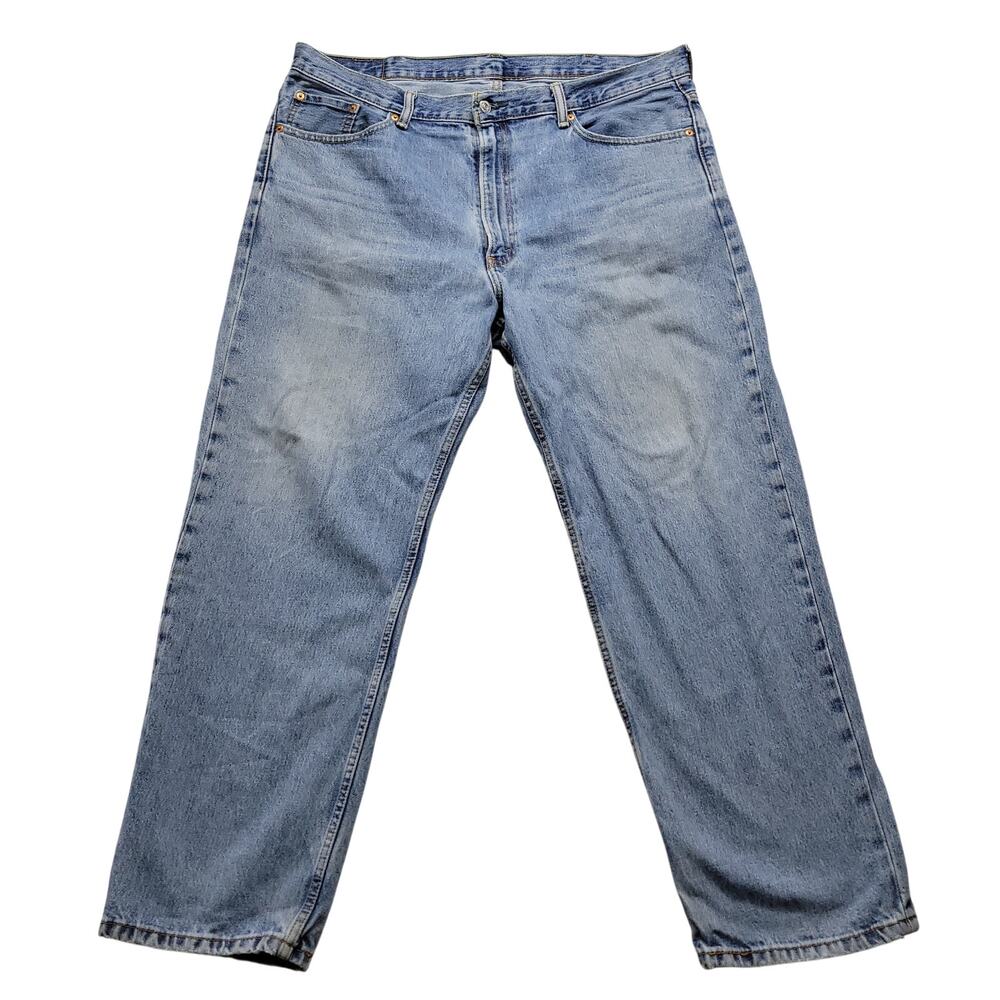 Levi's 550 Men's Jeans 40x30 Relaxed Fit Light Wash Blue Denim Straight Leg